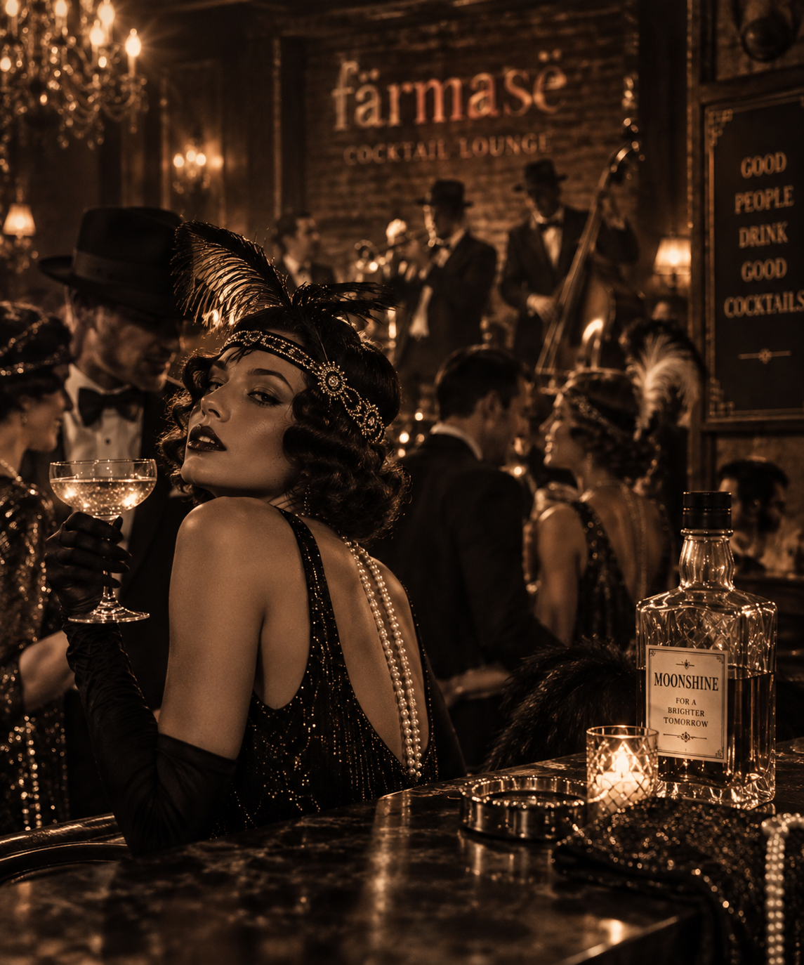 Prohibition NYE party at färməsē — Wednesday December 31, 2026, 8pm to 2am