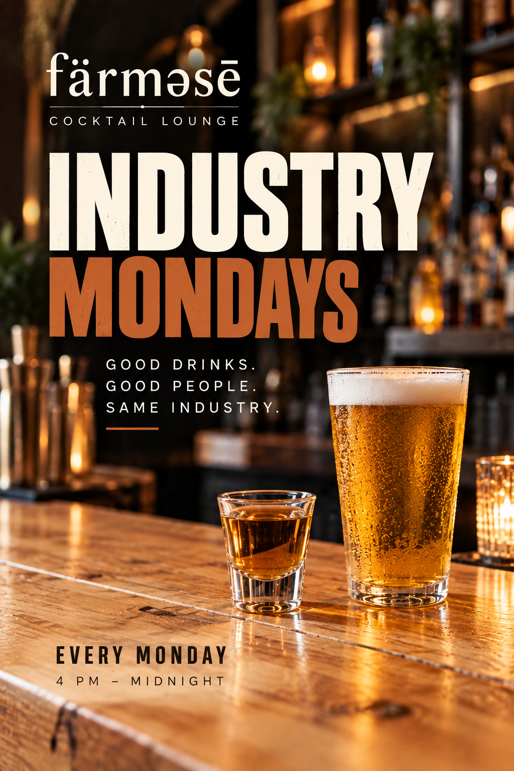 Industry Mondays at färməsē — special pricing, industry bites and a space to unwind for Asheville hospitality workers